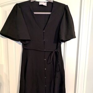 Asos black mini dress